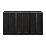 DI Designs Huddington Black Panelled Wood Sideboard