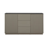 Nova Grey Ceramic Marble 160CM 2 Door 3 Drawer Sideboard