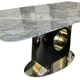 Madrid Gold 180cm Dining Table In 2 Colours