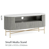 Bella Small Media Stand