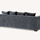 The Gracemary Steel Grey Boucle 3 + 2 Seater Premium Sofa Steel Boucle Fabric
