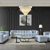 The Bubble Tribeca Pearl Boucle Armchair Premium Boucle Fabric