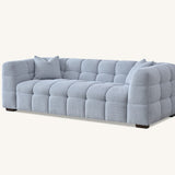 The Bubble Tribeca Pearl Boucle 3 Seater Premium Sofa Boucle Fabric