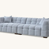The Bubble Tribeca Pearl Boucle 4 Seater Premium Sofa Boucle Fabric