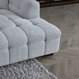 The Bubble Pearl Boucle Corner Tribeca Premium Sofa Boucle Fabric