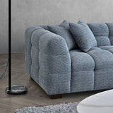 The Bubble Iron Boucle Fabric Left Hand Corner Tribeca Sofa
