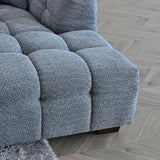 The Bubble Iron Boucle Fabric Right Hand Corner Tribeca Sofa