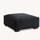The Dakota Midnight Black Boucle 4 Seater With Chaise Premium Sofa Midnight Boucle Fabric