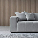 The Leonard Cloudy Grey Boucle Right Hand Corner Premium Sofa Cloudy Grey Boucle Fabric