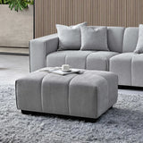 The Leonard Cloudy Grey Boucle Right Hand Corner Premium Sofa Cloudy Grey Boucle Fabric