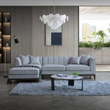 The Cooper Dolphin Boucle Left Hand Corner Premium Sofa Dolphin Boucle Fabric