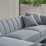 The Cooper Dolphin Boucle Left Hand Corner Premium Sofa Dolphin Boucle Fabric