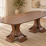 Allure 200cm Walnut Wooden Dining Table