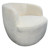 The Wave Boucle Premium Armchair Ivory Boucle Fabric