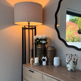 Libra Interiors Glenthorpe Floor Lamp - Hammered Iron