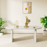 Solana 200cm Mink & Taupe Gloss Ceramic Marble Dining Table