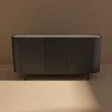 Velo Grey Ceramic Marble 150CM 3 Door Sideboard