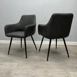 Chicago 160-200CM Cream Gold Extending Dining Table With Ceramic Top + Grey PU Leather Dining Chairs