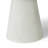 Stratos 120cm Round Ivory & Travertine Ceramic Marble Dining Table