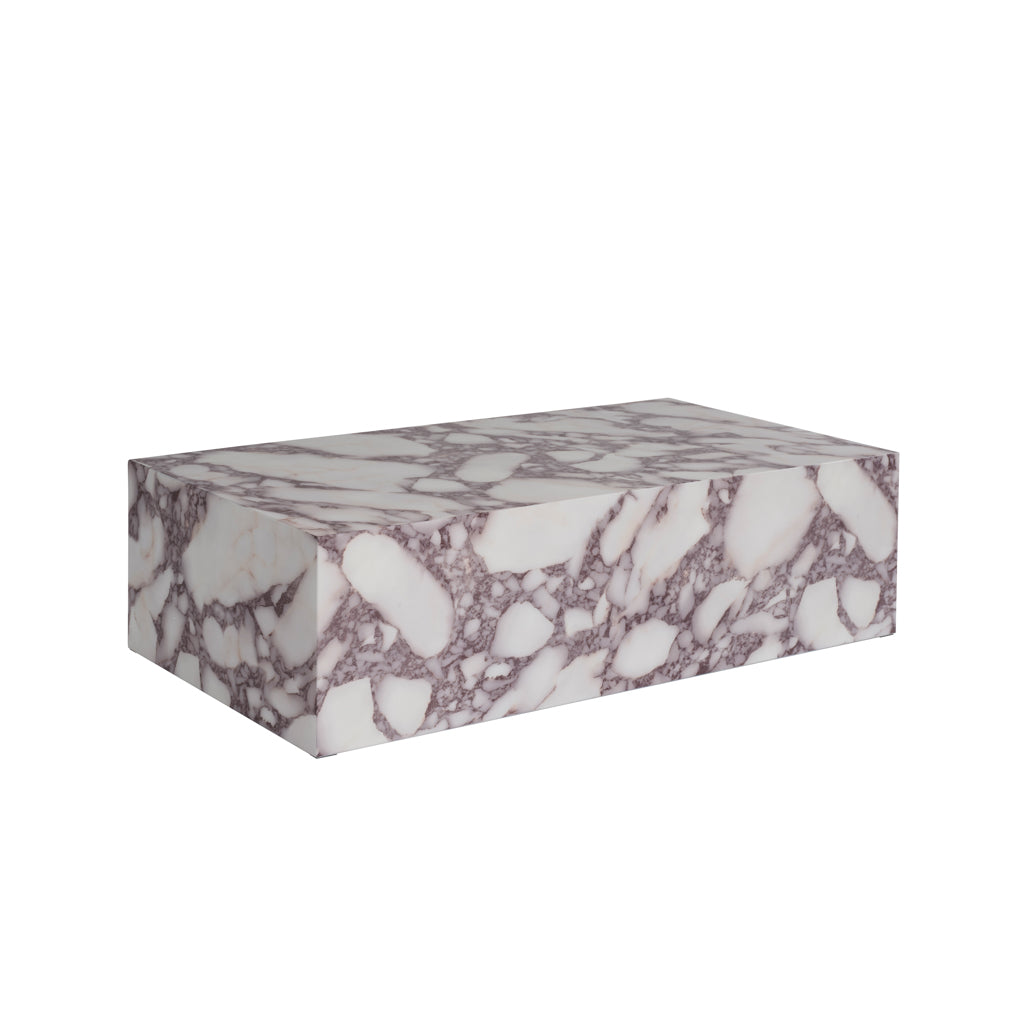Rosso Calacatta Viola Marble Coffee Table