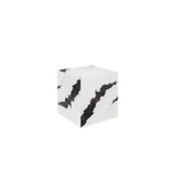 Rosso Panda Marble Side Lamp End Table