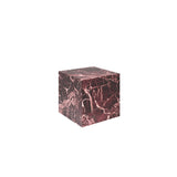 Rosso Levanto Marble Side Lamp End Table
