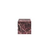 Rosso Levanto Marble Side Lamp End Table