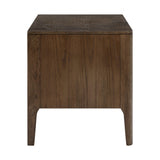 DI Designs Abberley Brown Oak Wood Ribbed TV Unit