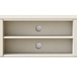 Nova Cream Ceramic Marble 150CM TV Media Unit Black Legs