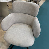 Sydney 160cm Cream Gold Ceramic Marble Dining Table With Tuscan Beige 360 Swivel Velvet Dining Chairs