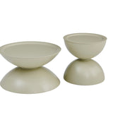 Casdira Matt Mink Set of 2 Nest Of Tables