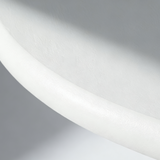 Valillian 200cm White Micro Cement Dining Table