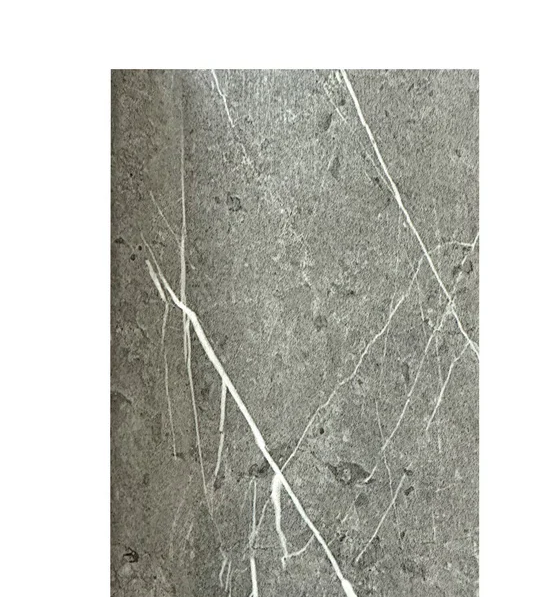 Media Wall Panels Pack Of x4 Dark Grey Marble Veins PVC Waterproof Wall Panels 240x60cm