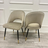 Astra Premium Plush Velvet Fabric Dining Chair In 3 Colours