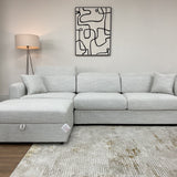 Dexter Beige Universal Corner Sofa
