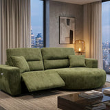 Denver Sofa Green Electric Recliner Right Hand