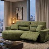 Denver Sofa Green Electric Recliner Left Hand