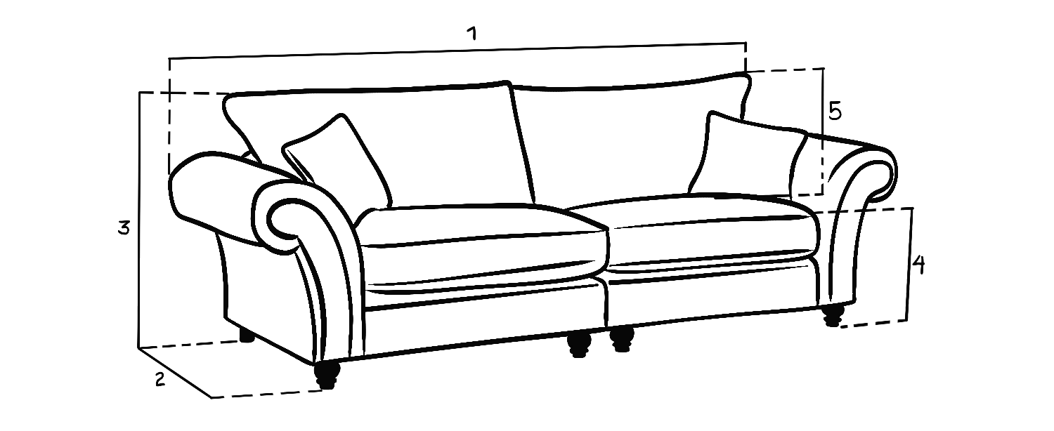 Chesterfield Grey Velvet Fullback 4 Seater Sofa