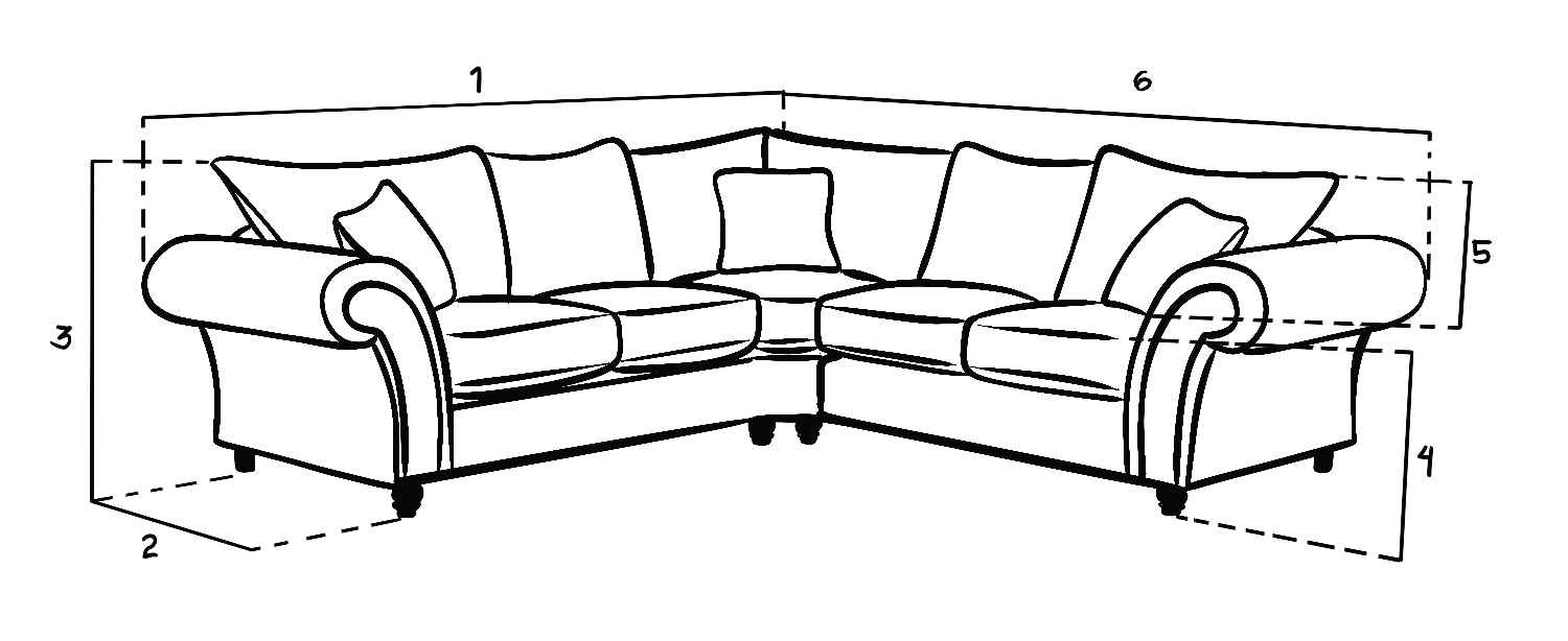 Chesterfield Stone Fullback Large Corner Sofa Stone Velvet