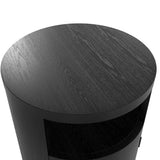 OTI Yori Black Bedside Cabinet