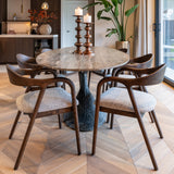 Richmond Interiors Mihara Mocca Fancy Dining Chair