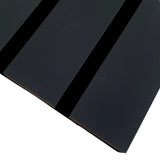Premium 3 Sided Coloured Luxury Wood Veneer Wide Wall Panels 240x30cm - Pack Of 2 - Range Of Colours
