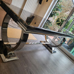 Arianna 150CM Marble & Chrome Dining Table - 4 Colours-Esme Furnishings