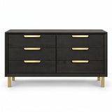 Berkeley Designs Aspen Dark Wooden 6 Drawer Chest