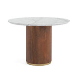 Jasmine Round Dining Table - Marble Top