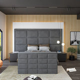 The Hilton Luxury Panel Velvet TV Bed