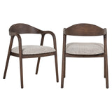 Richmond Interiors Mihara Mocca Fancy Dining Chair
