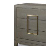 Berkeley Designs Lucca 3 Drawer Chest In Grey/Oak - Esme Furnishings