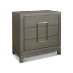 Berkeley Designs Lucca 3 Drawer Chest In Grey/Oak - Esme Furnishings