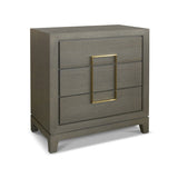 Berkeley Designs Lucca 3 Drawer Chest In Grey/Oak - Esme Furnishings